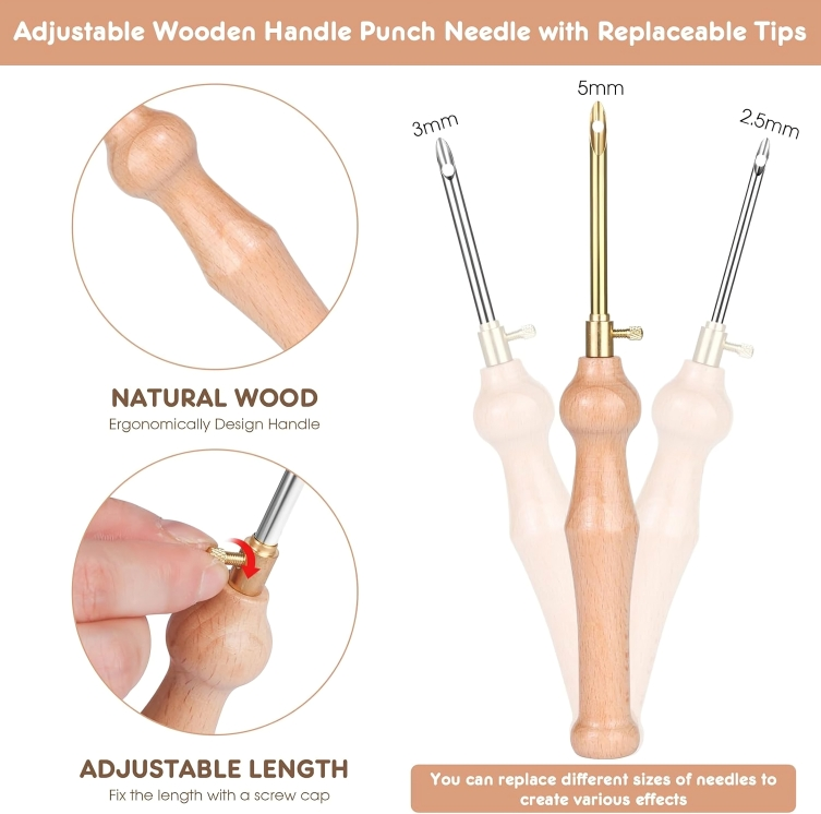 MSDADA 21PC Punch Needle Embroidery Kit