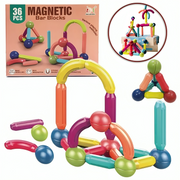 3D Magnetic Sticks for kids(25 Pieces)