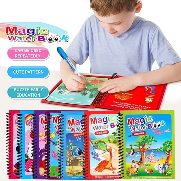 Kids Magic Water Drawing Book