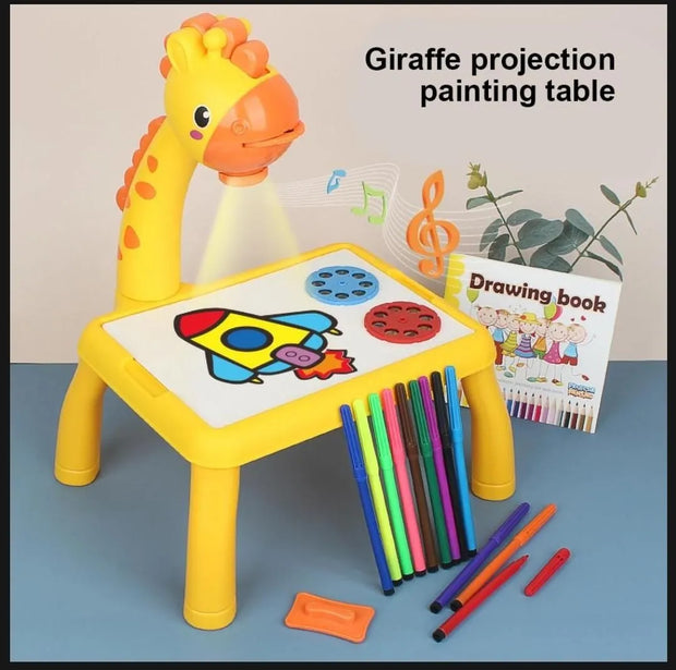 3 in 1 drawing projector table for kids