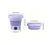 foldable washing machine