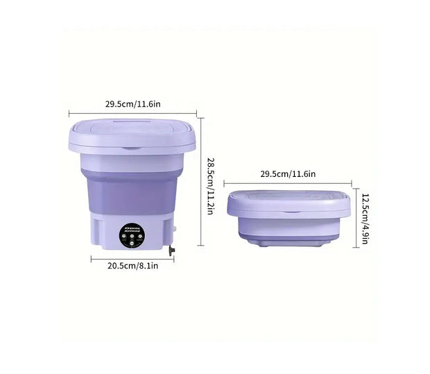 foldable washing machine