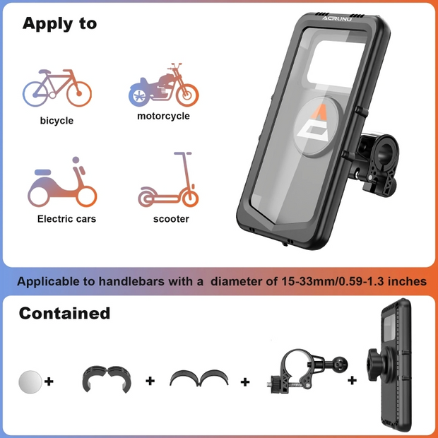 360 Rotatable Ultra Thick material Water proof Mobile Phone Holder