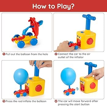 Balloon Racer Car with Launcher