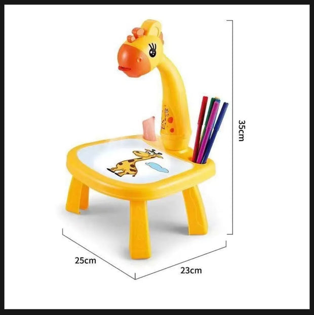 3 in 1 drawing projector table for kids